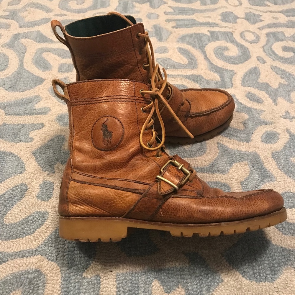Polo Ralph Lauren Leather Ranger Boots size 9D